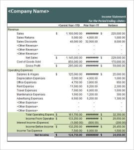 6 Free Statement Of Account Templates - Word Excel Sheet Pdf